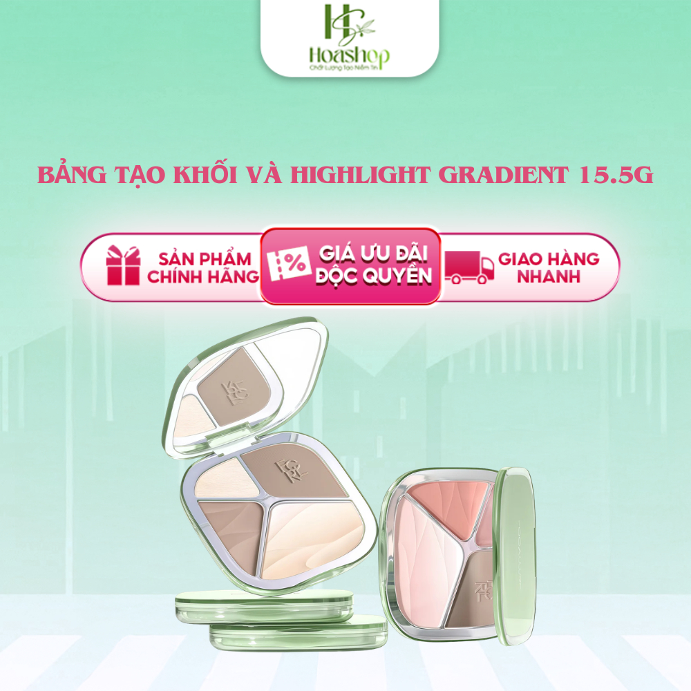 Bảng Tạo Khối Focallure và Highlight Gradient 15.5g