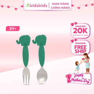 Bộ thìa nĩa ăn dặm cho bé marcus & marcus, từ 3 tuổi - ollie