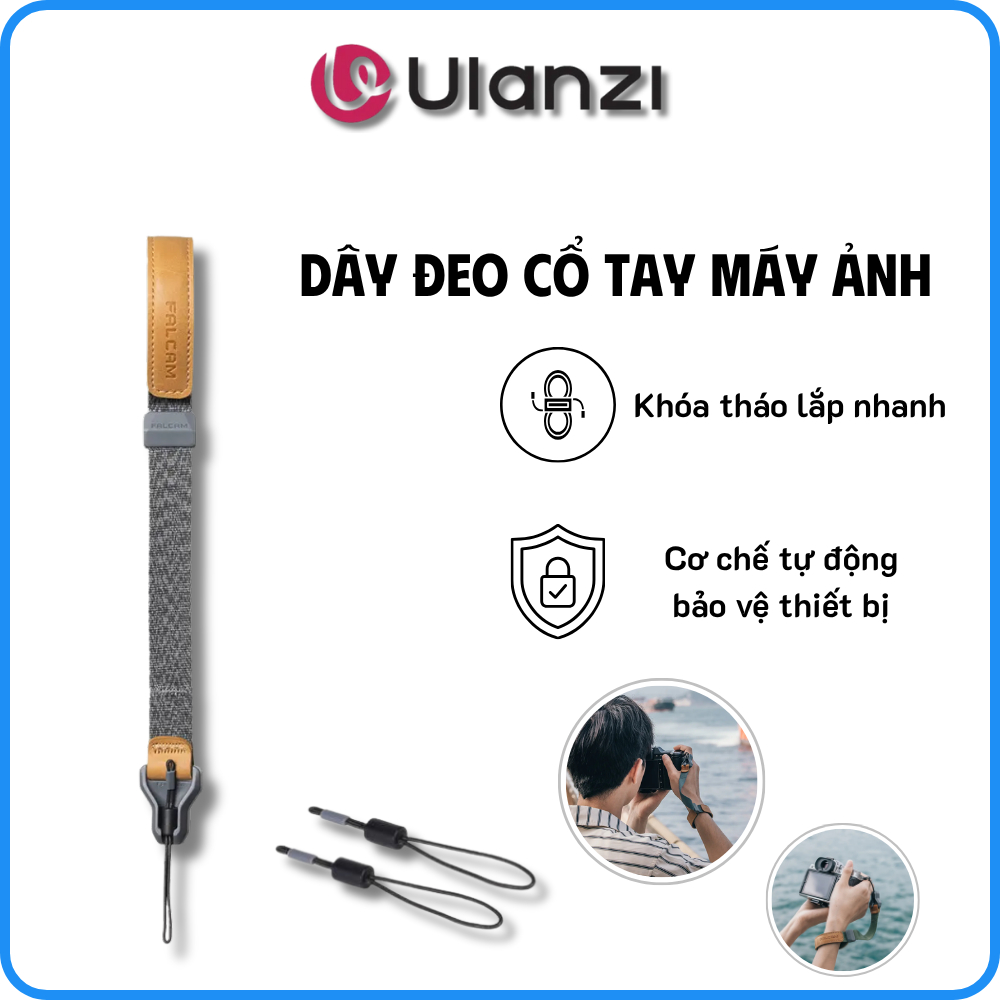 Dây Đeo Cổ Tay Thao Tác Nhanh Cho Máy Ảnh - Falcam Maglink Quick Magnetic Buckle Wrist Strap - HÀNG 