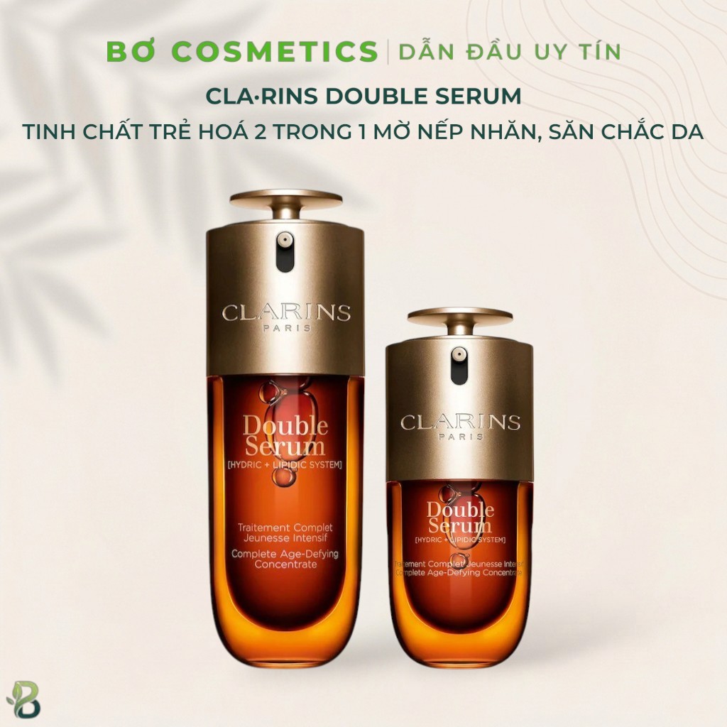 Serum Chống Lão Hóa Clarins Double Serum Mờ Nếp Nhăn, Săn Chắc Da