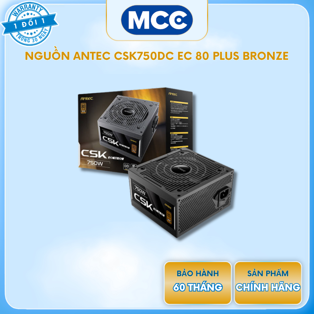 Nguồn ANTEC CSK750DC EC ( 750W BRONZE )