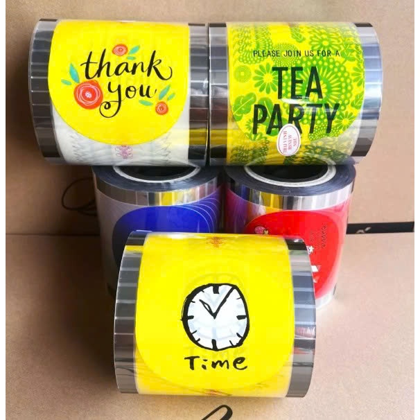 Màng ép ly 1 lít CẢM ƠN, màng dập cốc nhựa 1 lít, cuộn ép màng ly 800ml, 900ml, màng ép ly nhựa khổn