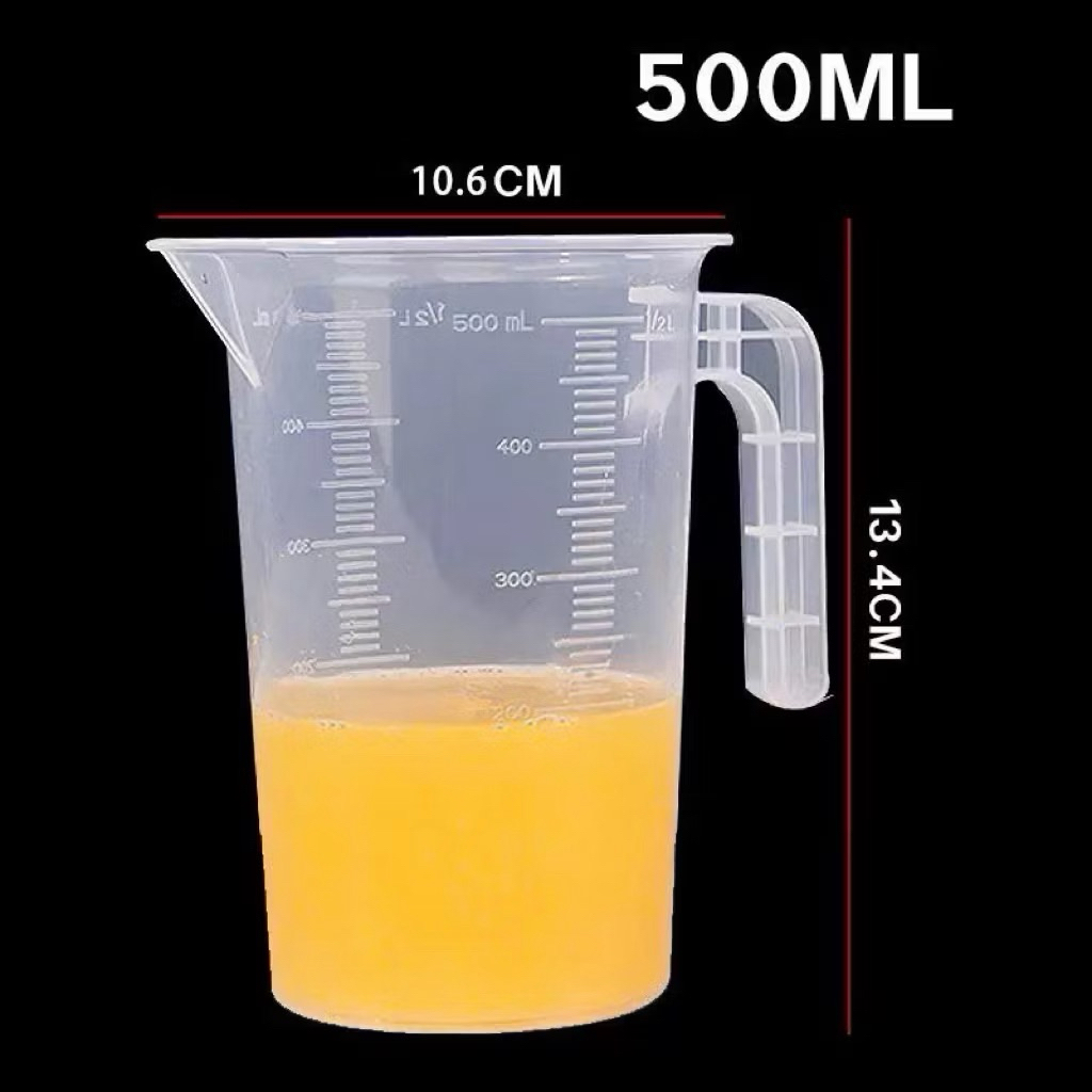Ca Đong Nhựa 500ml, ca định lượng nhựa 500ml