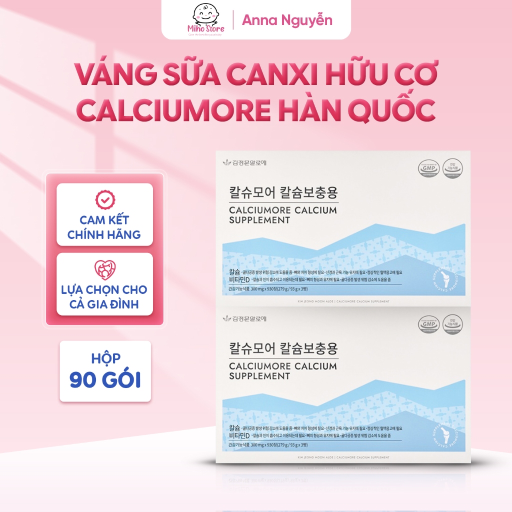 Váng Sữa Canxi Hữu Cơ CALCIUMORE Hàn Quốc chính hãng - Giúp Xương Bé Phát triển Tối đa Miho Store