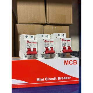 Attomat MCB LW CB AC 2P ngắt mạch MCB 220V 10A 16A 25A 32A 40A 63A bảo vệ ngắn mạch quá tải điện dân dụng