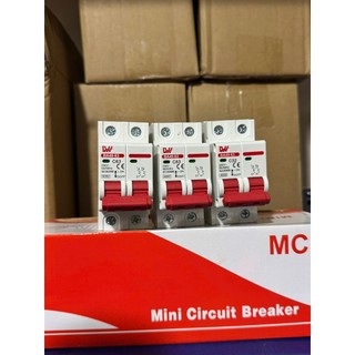 Attomat MCB LW CB AC 2P ngắt mạch MCB 220V 10A 16A 25A 32A 40A 63A bảo vệ ngắn mạch quá tải điện dân dụng