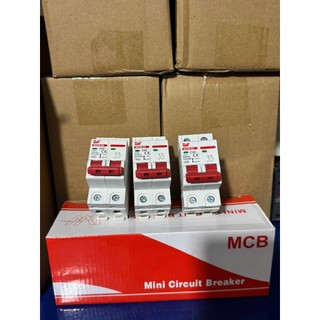Attomat MCB LW CB AC 2P ngắt mạch MCB 220V 10A 16A 25A 32A 40A 63A bảo vệ ngắn mạch quá tải điện dân dụng