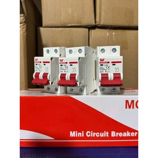 Attomat MCB LW CB AC 2P ngắt mạch MCB 220V 10A 16A 25A 32A 40A 63A bảo vệ ngắn mạch quá tải điện dân dụng