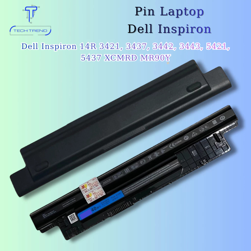 Pin laptop tương thích Dell Inspiron 14R 3421, 3437, 3442, 3443, 5421, 5437 XCMRD MR90Y