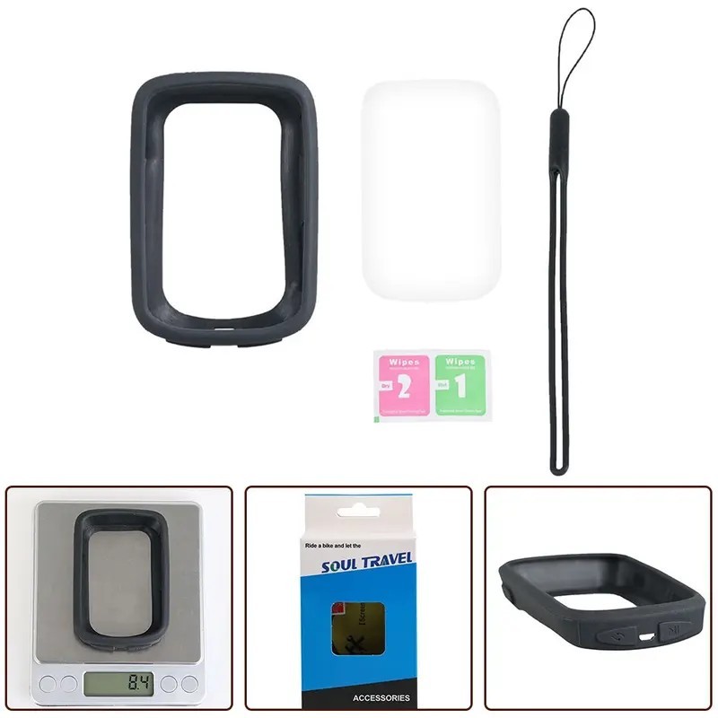 Vỏ bảo vệ đồng hồ iGPSPORT Silicone cao cấp - Kèm dây đeo (Cho BSC100S/100MAX/200/300/300T)