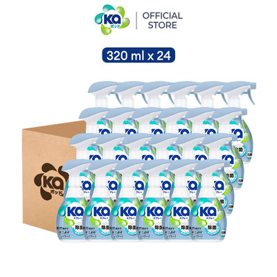 Thùng Chai Xịt Mạt Bụi Nhà Kapod kháng khuẩn, khử mùi, chăn ga gối nệm, 320ml (24 chai/ thùng)