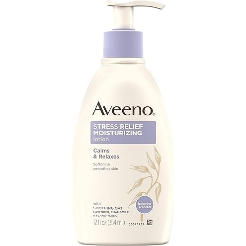 Dưỡng thể giữ ẩm da mùi oải hương & tiểu cúc AVEENO Active Naturals Stress Relief Moisturizing Lotio