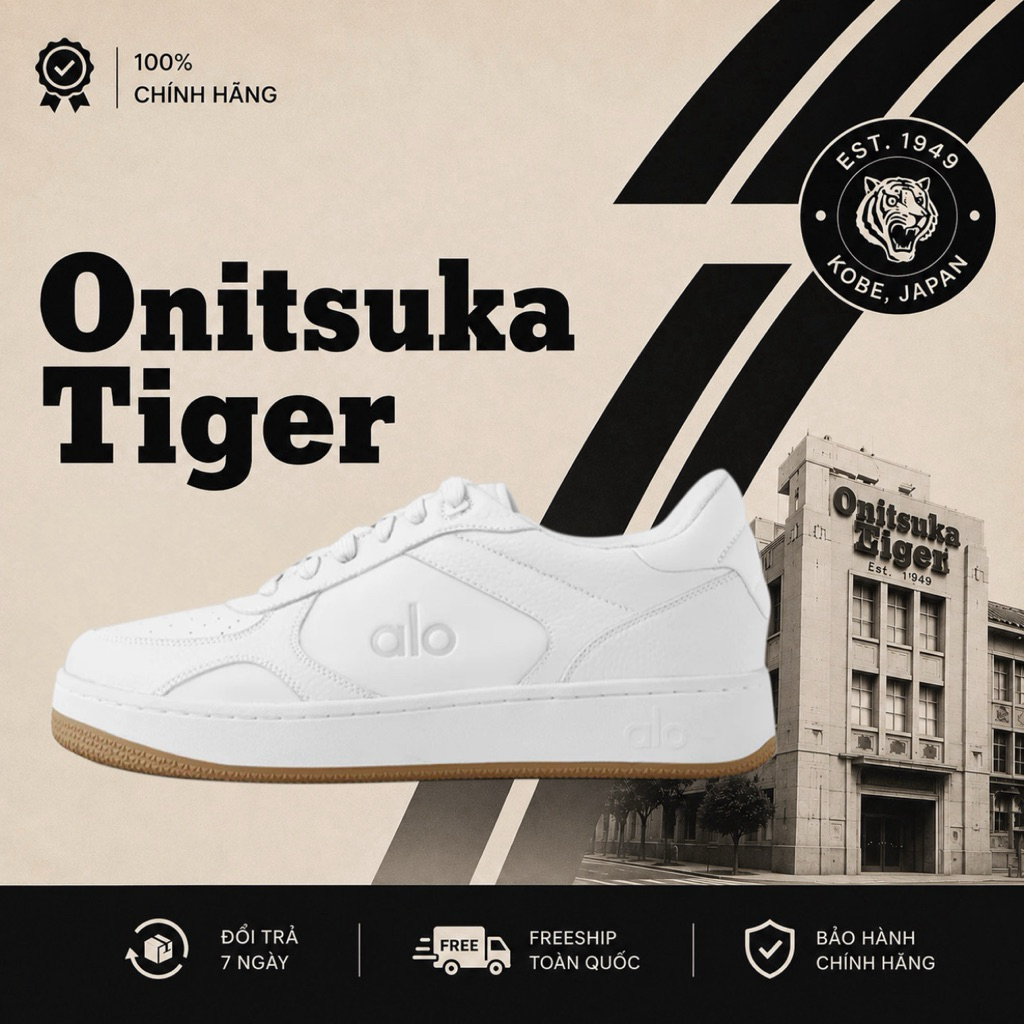 Giày ALO Recovery Mode Sneaker White Gum Chính Hãng