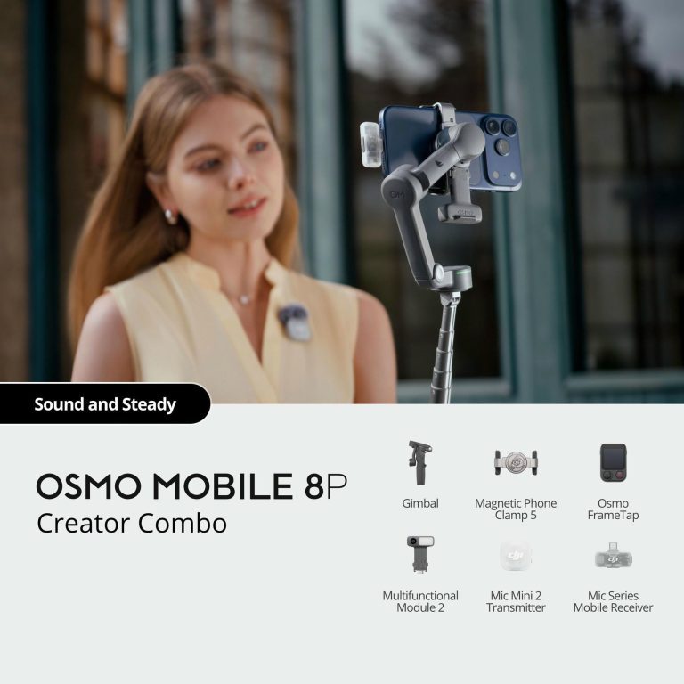 Gimbal cao cấp dùng cho điện thoại DJI Osmo Mobile 8P - Hàng new chính hãng bảo hành 12 tháng | BigBuy360 - bigbuy360.vn