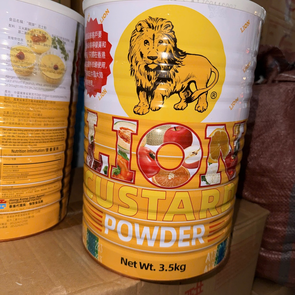 Bôt sư tử lion (Custard powder) - hộp 3.5 KG