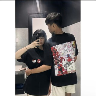 Áo Thun Đôi Nam Nữ Hello Kitty Hot Trend 2026, Áo đôi couple Unisex Cotton Mềm Min, Thoải Mái