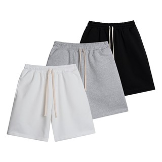Quần Short Trơn - 100% Nỉ Chân Cua Co Dãn 2 Chiều - Full Tem Tag Túi Zip