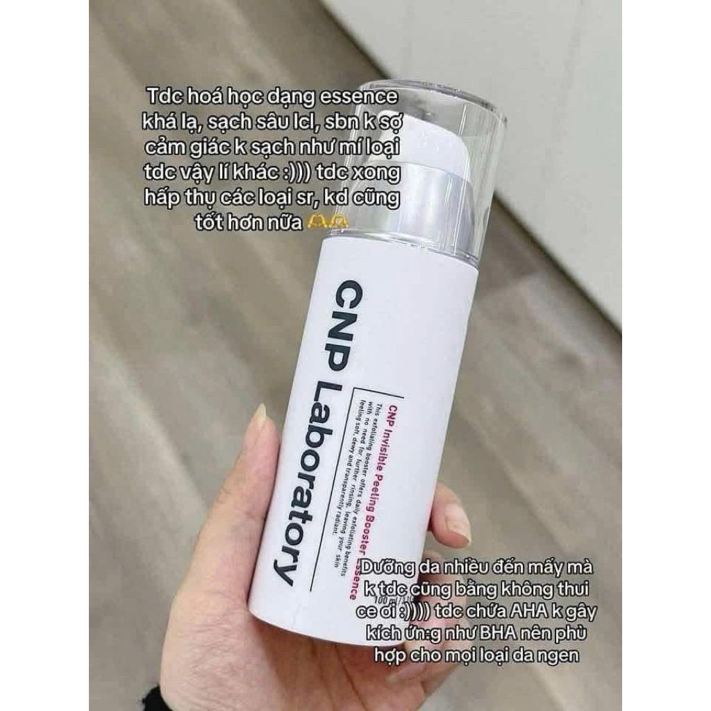 Tẩy da chết gel CNP invisible peeling Booster essence 100ml