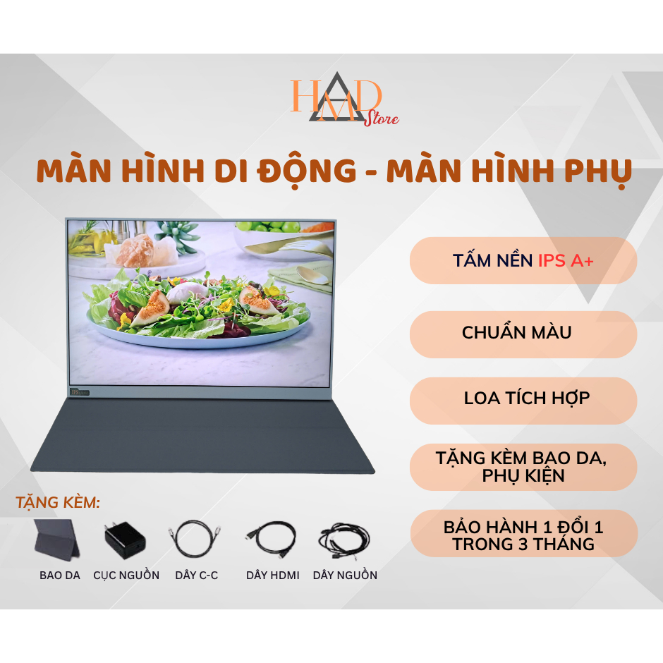 [Hoả tốc HCM rẻ nhất] Màn hình di động, màn hình phụ 14ich/16inch Saniter 2k5 144hz 100% sRGB