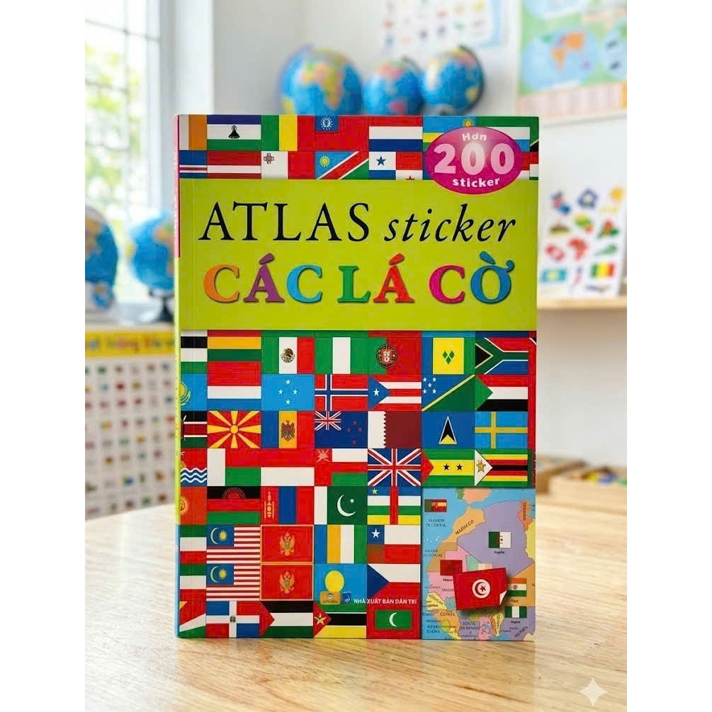Sách - Atlas Sticker Các Lá Cờ - ndbooks