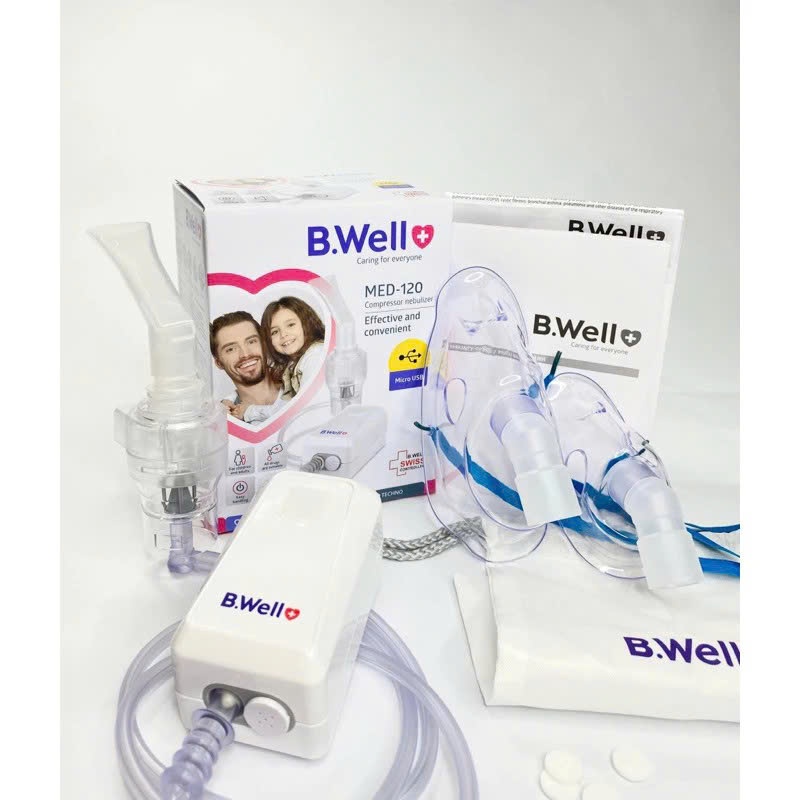 Máy xông khí dung MED 120 Bwell Thuỵ Sĩ (Hàng chính hãng)
