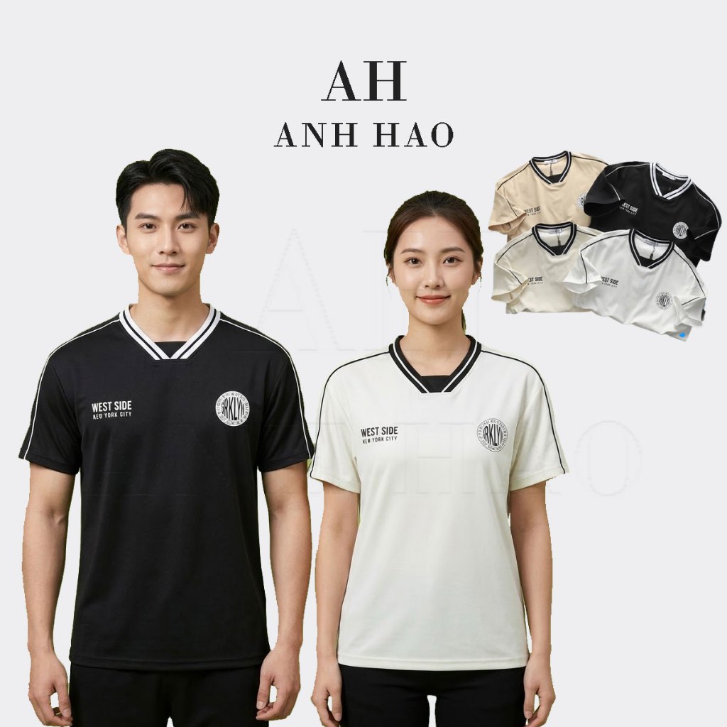 ÁO THUN NAM CỔ TRÒN THỂ THAO COTTON CPAU MỀM MỊN THOÁNG MÁT - Unisex WEST | AH STUDIO