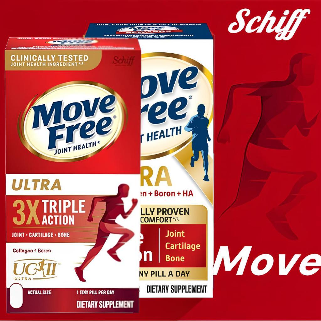 Viên uống Ultra 3x Triple Action Move Free Mỹ hỗ trợ xương khớp 75 viên/3X TripleAction 75TS