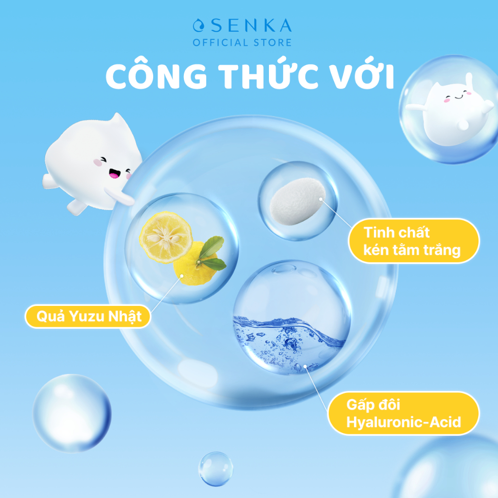 Sữa rửa mặt sáng mịn mờ thâm SENKA PERFECT WHIP vit c poreless glow 100g | BigBuy360 - bigbuy360.vn
