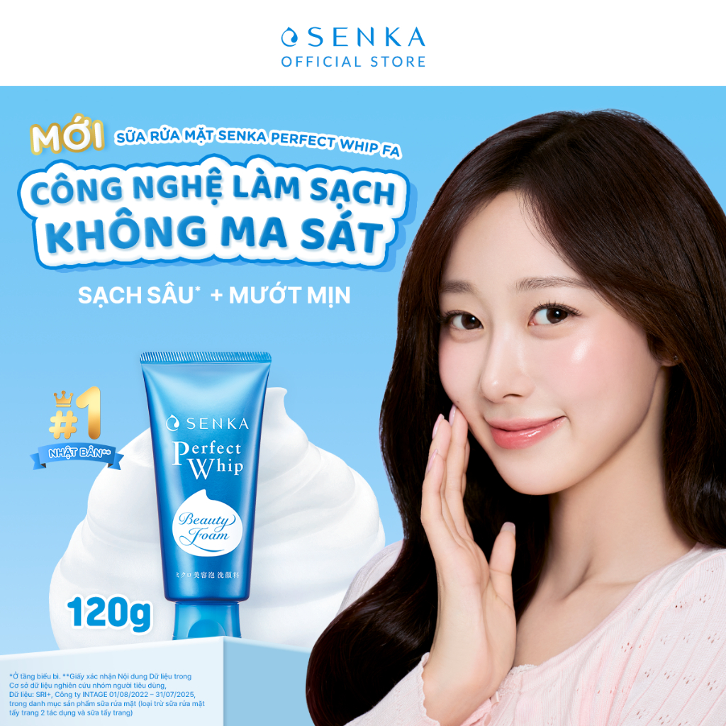 [LS] Bộ 02 Sữa rửa mặt tạo bọt chiết xuất tơ tằm trắng Senka Perfect Whip 120g_70227 | BigBuy360 - bigbuy360.vn