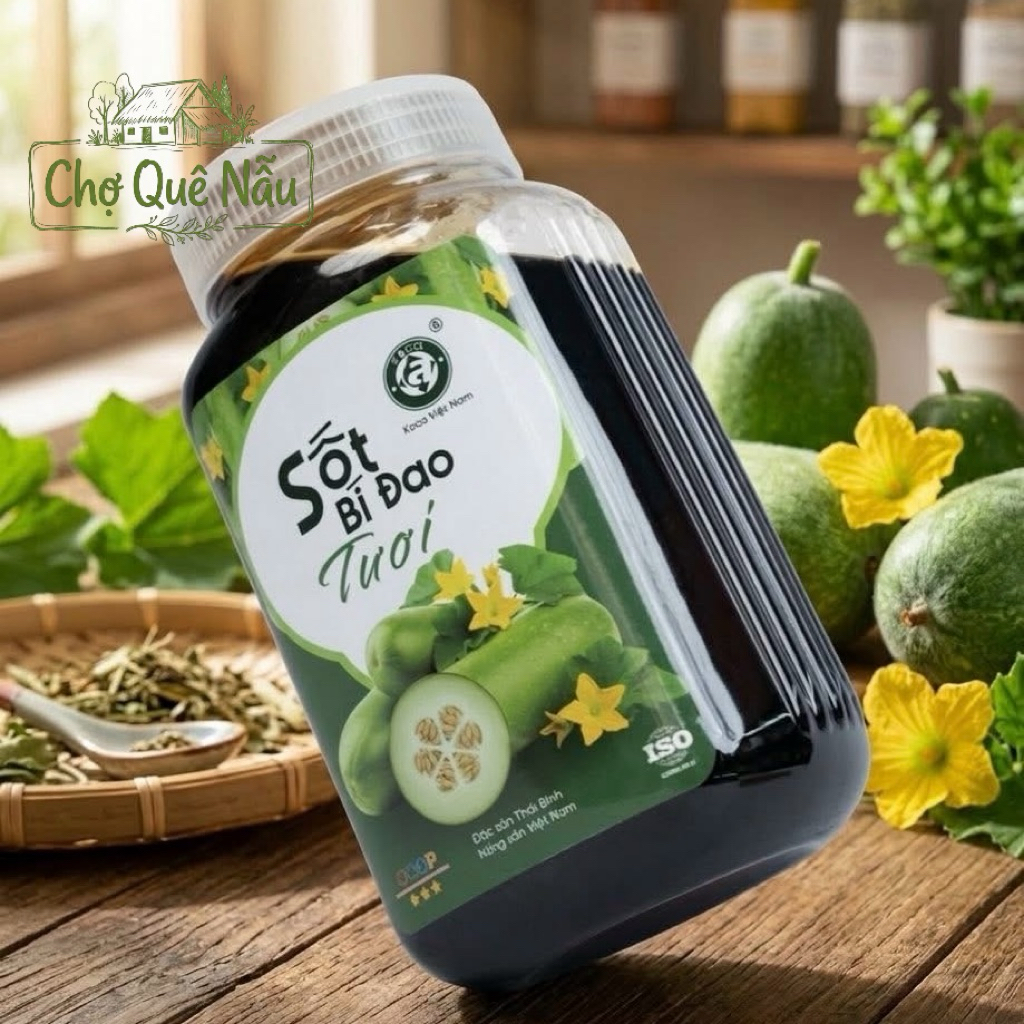 Sốt bí đ ao tươi cô đặc Koca Việt Nam, đạt chứng nhận OCOP 3 sao- Thanh nhiệt mùa hè