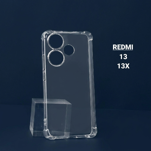 Ốp lưng Redmi 13, 13x  trơn trong suốt | Ốp điện thoại Xiaomi dẻo bảo vệ camera đt toàn diện