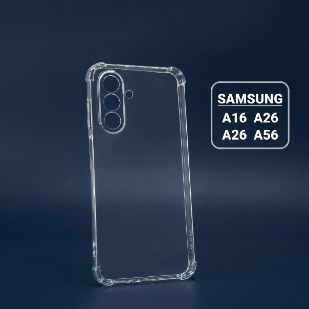 Ốp lưng Samsung A16, A26, A36, A56 5G  trơn trong suốt | Ốp điện thoại SS galaxy dẻo bảo vệ camera đ
