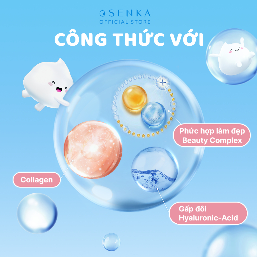 Bộ 02 sữa rửa mặt đàn hồi mướt mịn SENKA PERFECT WHIP collagen in 120g/chai | BigBuy360 - bigbuy360.vn