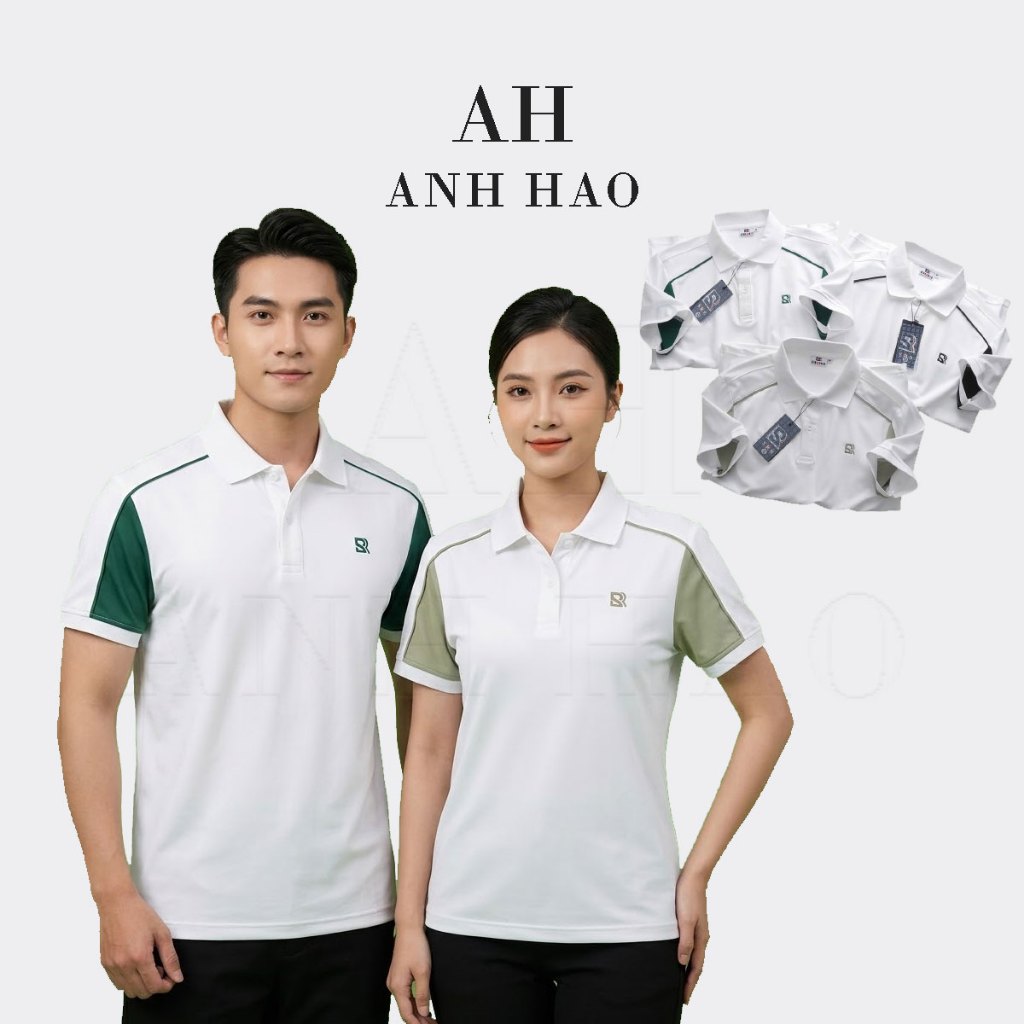 Áo polo nam Camber from body chất cá sấu lạnh cao cấp, phối cá tính, thời trang | AH STUDIO