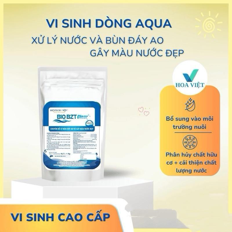 BIO BZT CLEAR (AQUA) –  VI SINH CHUYÊN XỬ LÝ NƯỚC VÀ ĐÁY AO, GÂY MÀU NƯỚC ĐẸP