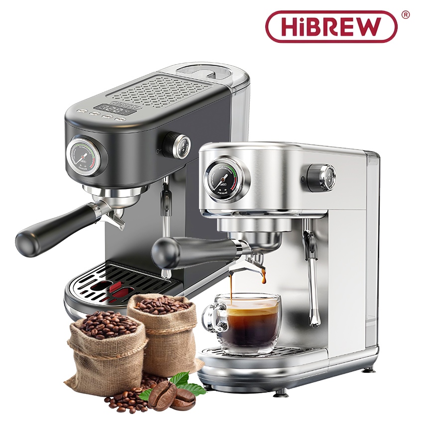 Máy pha cà phê bán tự động Espresso, Cappuccino, Latte. Thương hiệu Mỹ cao cấp HiBREW - H10B