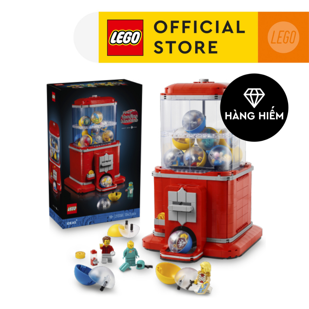 [Pre-order] LEGO IDEAS 21358 Đồ Chơi Lắp Ráp Máy Bán Minifigure Tự Động (1343 Chi Tiết)