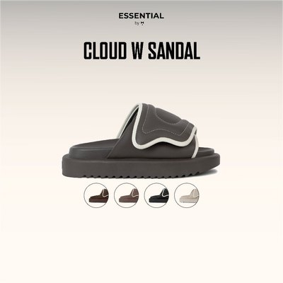 THEWOLF  GLOBAL ESSENTIAL CLOUD W SANDALS Premium Faux Leather – 5.5cm Height Increasing IP Sole 2026 Latest