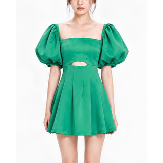 DOTTIE - Đầm ngắn cut out tay phồng D0449