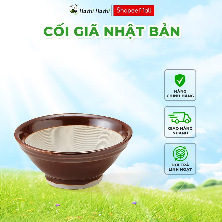 Cối Nhật Bản Suribachi 14.2cm, cối giã, cối nghiền (Không kèm chày) - Hachi Hachi Japan Shop