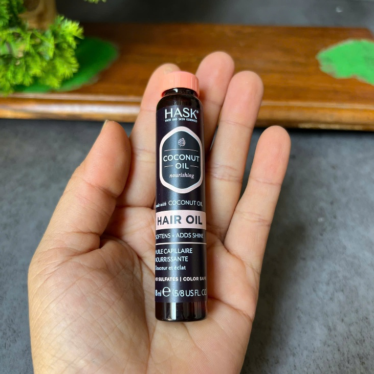 Hask Coconut Oil Nourishing Shine Oil 18ml.