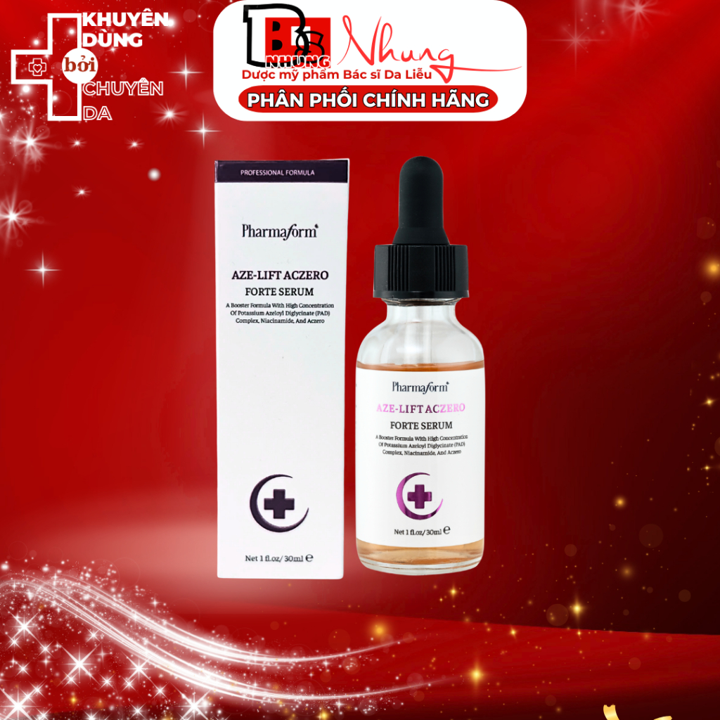 Aze-Lift Aczero Forte Serum 30ml – tinh chất dành cho da dầu mụn, giúp kiểm soát bã nhờn, hỗ trợ giả