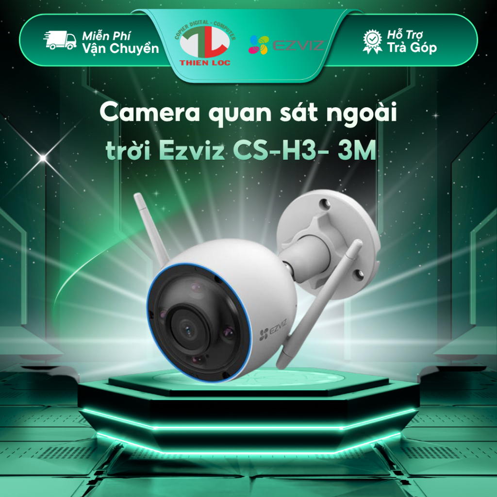 [ Full VAT ] Camera quan sát ngoài trời Ezviz CS-H3- 3M 2K