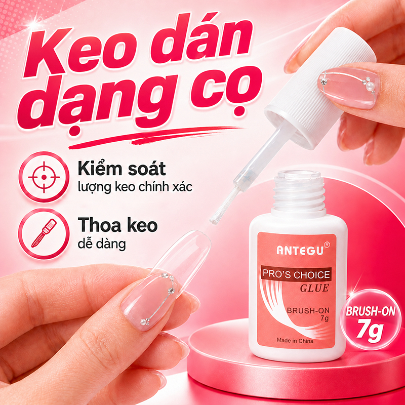SEEHAA Keo móng tay nhớt cao, nhanh chóng chống thấm nước bền vững và không dễ dàng rơi rav