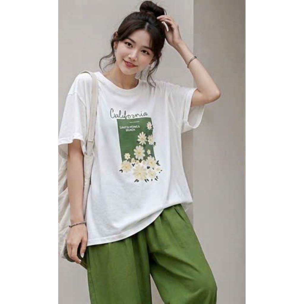 Áo Phông rộng cotton Maruko.18