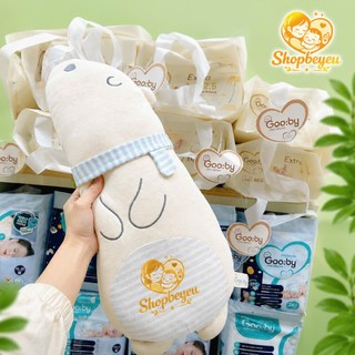 Gối Ôm Gấu Bắc cực và Gấu quàng khăn Gooby Hàn Quốc cho bé siêu mềm, siêu thích