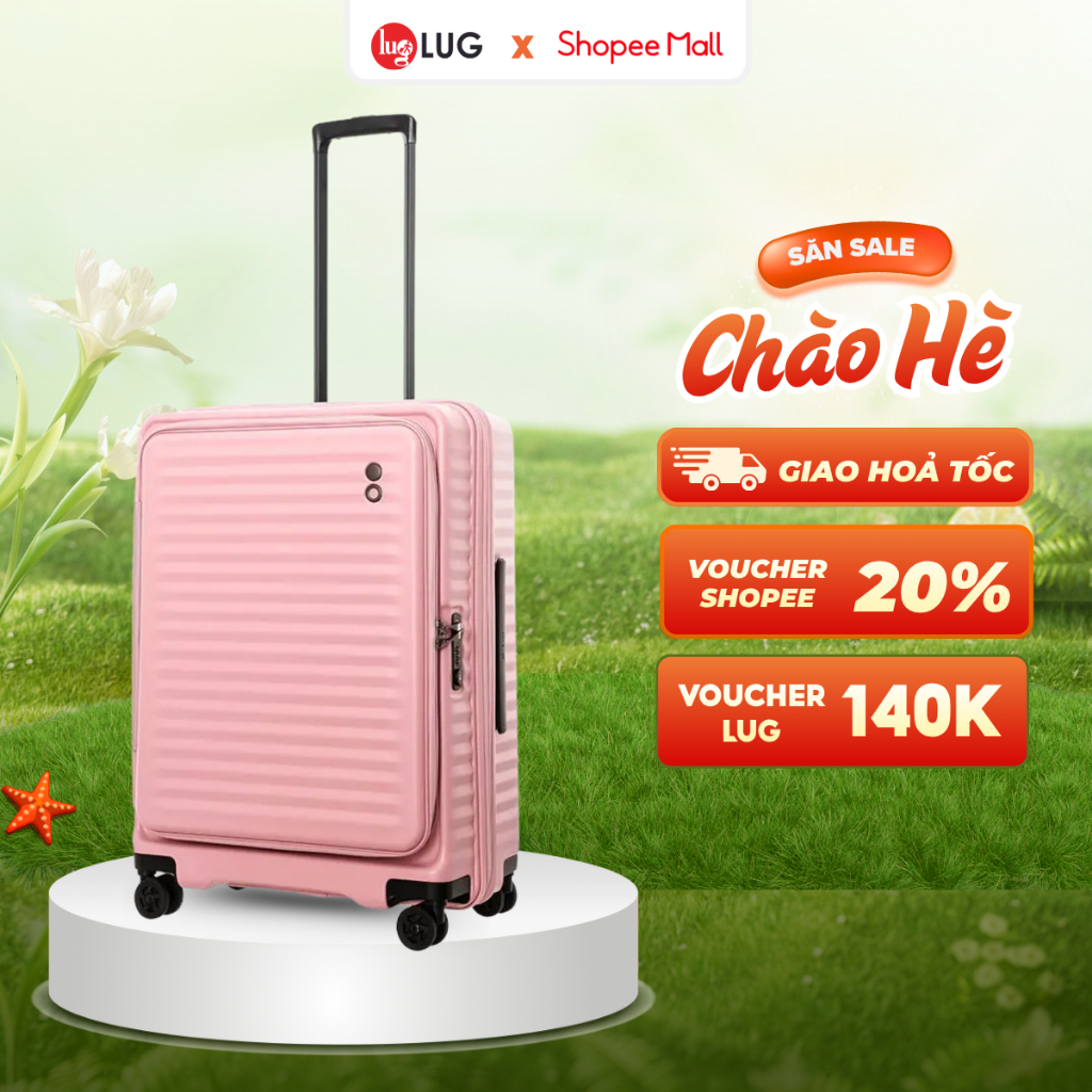 Vali Du Lịch LUG Echolac PC183F S20/S24/S28 Nhựa PC Chịu Va Đập Tốt, Khóa TSA Chuẩn An Ninh Quốc Tế