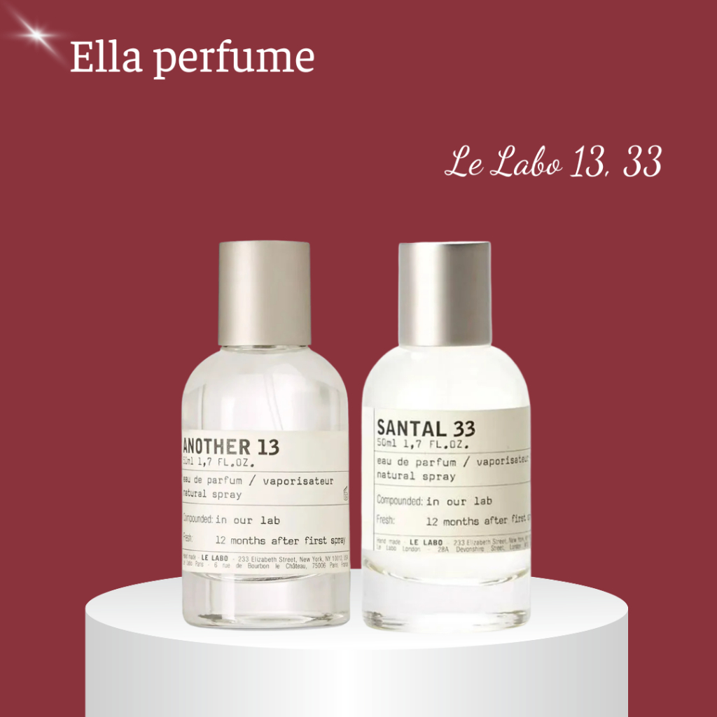 Nước Hoa Unisex Le Labo Another 13 & Unisex Le Labo Santal 33 Eau De Parfum Hàng Full Box