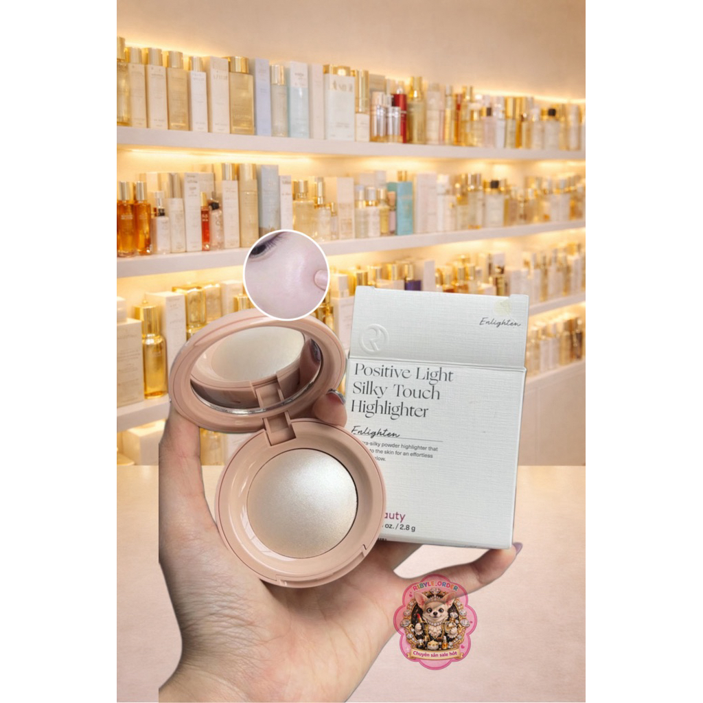 Phấn bắt sáng Rare Beauty Positive Light Silky Touch Highlighter mini 2.8g – chất phấn mịn