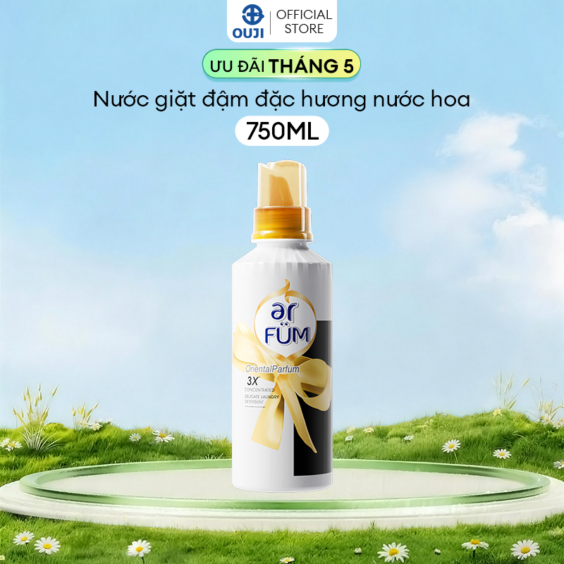 Nước Giặt Đậm Đặc Arfum Hương Nước Hoa Cho Len, Lụa, Linen, Cotton & Quần Áo Trẻ Em (750ml/ Chai)